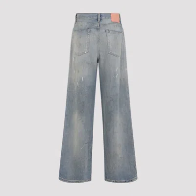 Acne Studios 1981 Distressed Jeans In Blue