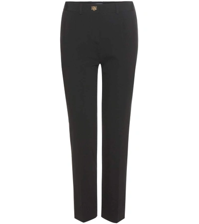 Ferragamo Straight Leg Cropped Pants In Eero