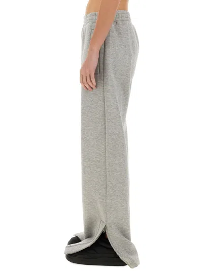 Fiorucci Split Trousers In Gray