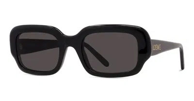 Loewe 51mm Rectangular Sunglasses In Black