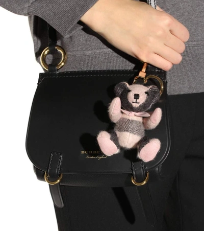 Shop Burberry Thomas Bear Charm In Ash Rose