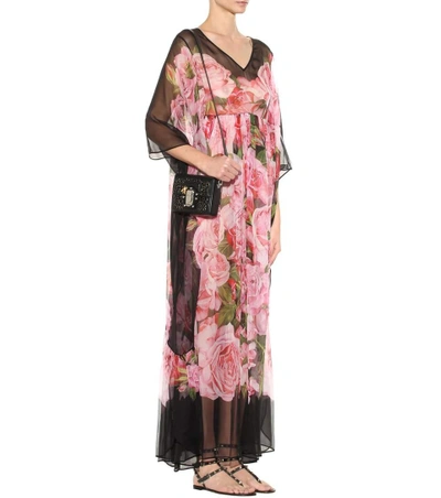 Shop Dolce & Gabbana Printed Silk Dress