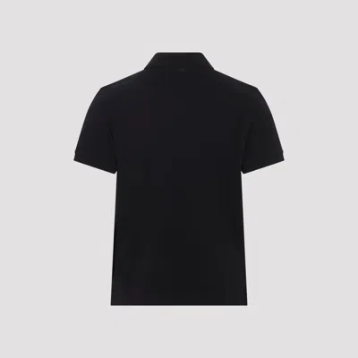 Ami Alexandre Mattiussi Black Polo Shirt With Ami De Coeur Logo Embroidered On The Front In Cotton Man In Multi