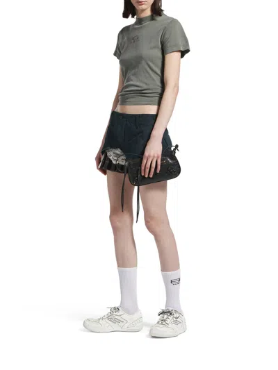 Balenciaga Women Hamptons Worn-out Leather Low-top Sneakers In Neutral