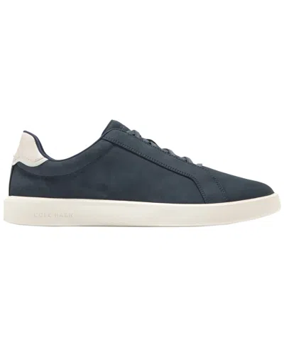 Cole Haan Grand Crosscourt Daily Elastic Lace Slip-on Sneakers In Blue