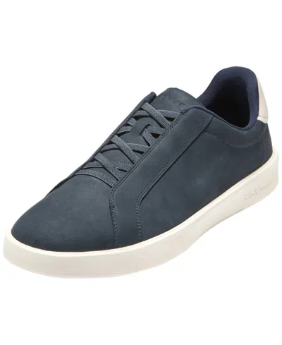 Cole Haan Grand Crosscourt Daily Elastic Lace Slip-on Sneakers In Blue