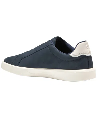 Cole Haan Grand Crosscourt Daily Elastic Lace Slip-on Sneakers In Blue