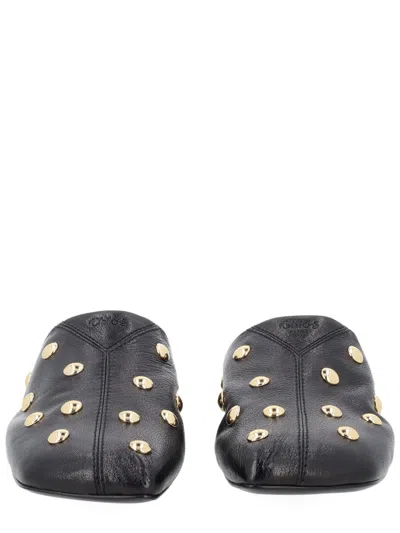 Chloé Elisabetta Franchi Belted Safari Jacket In Black