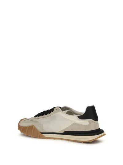 Dolce & Gabbana Dg Athletic Black Low Top Sneakers With Logo Patch On The Tongue And Maxi Logo On The Side In Suede 