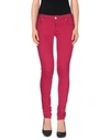 Dondup Denim Pants In Fuchsia