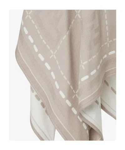 Fendi Poncho In Gray