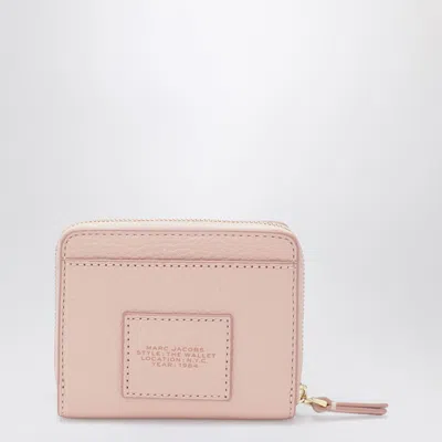 Marc Jacobs The Leather Mini Compact Wallet In Pink