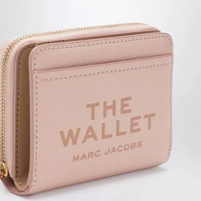 Marc Jacobs The Leather Mini Compact Wallet In Pink
