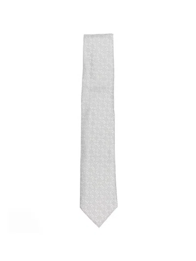 Givenchy Patterned Tie In Gray