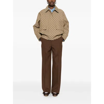Gucci Jackets Adjustable Hem Buttoned Cuffs Front Pockets In Multi