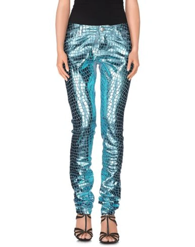 Shop Blumarine Jeans In Turquoise