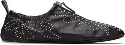 Chloé Low Top Sneakers Pull Tab Round Toe In Black