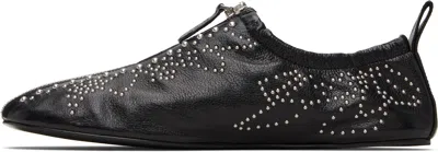 Chloé Low Top Sneakers Pull Tab Round Toe In Black