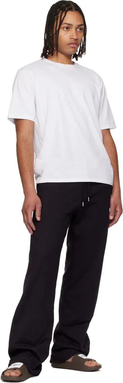 Givenchy Brown Rubber Label Mule Slides