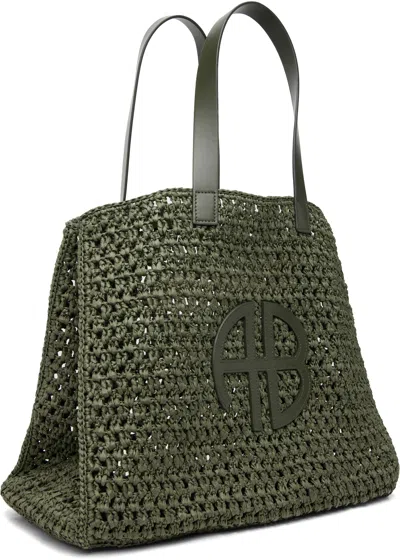 Anine Bing Large Rio Tote In Green