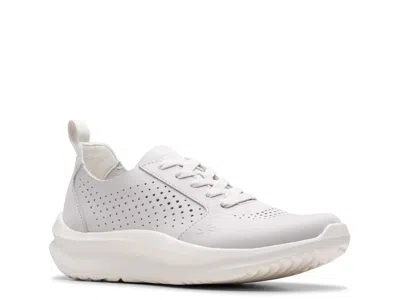 Clarks Solevana Style Sneaker In White