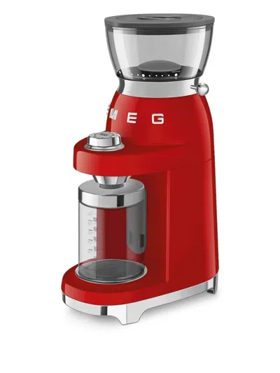 Smeg 50s Retro Style Coffee Grinder In Red