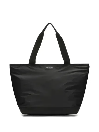 K-way Clere Tote Bag In Black