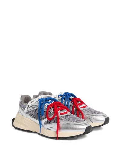 Dsquared2 Mesh Panel Sprinter Sneakers In Multi