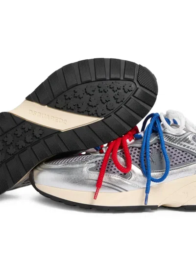 Dsquared2 Mesh Panel Sprinter Sneakers In Multi