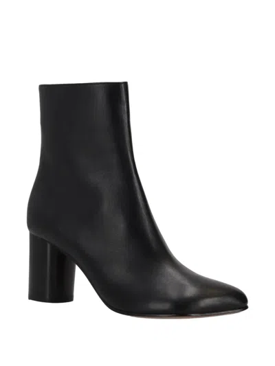 Niccolò Pasqualetti Obliqua Leather Ankle Boots In Black