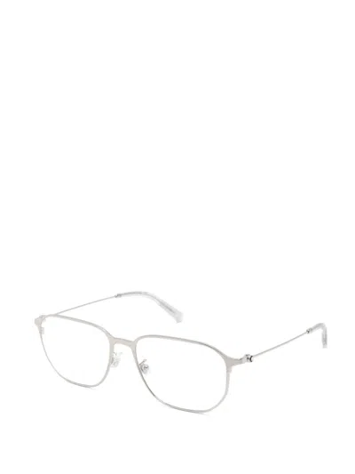 Montblanc Square-frame Glasses In Gray