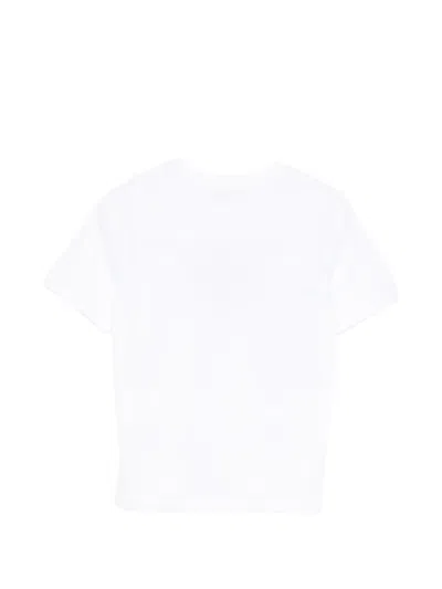 Msgm Logo T-shirt In White