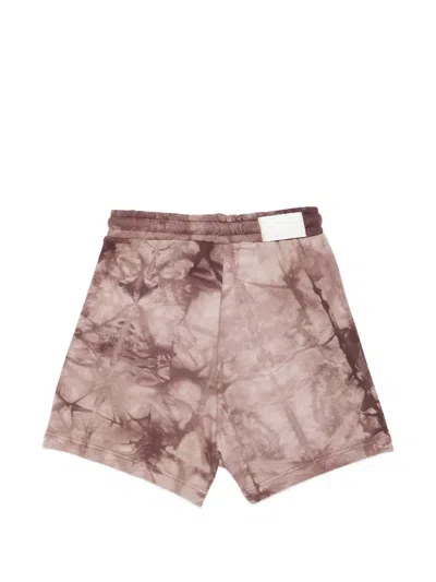 Msgm Printed Shorts In Brown