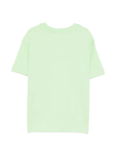 Msgm Crew-neck T-shirt In Green