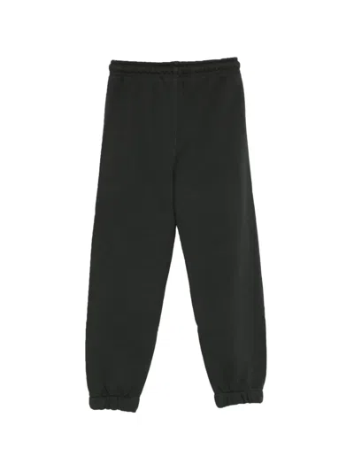 Msgm Logo-detail Track Pants In Black