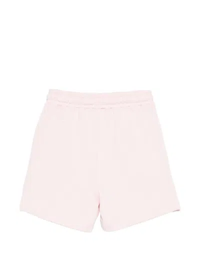 Msgm Drawstring Logo-detail Shorts In Pink
