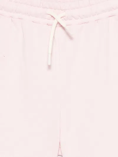 Msgm Drawstring Logo-detail Shorts In Pink