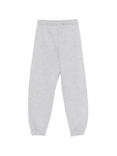 Msgm Logo-print Track Pants In Blue