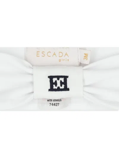 Escada 贴花发箍 In White