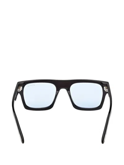 Tom Ford Ft1337 Rectangular Frame Sunglasses In Black