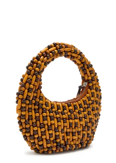 Staud Reef Beaded Top Handle Bag In Multi