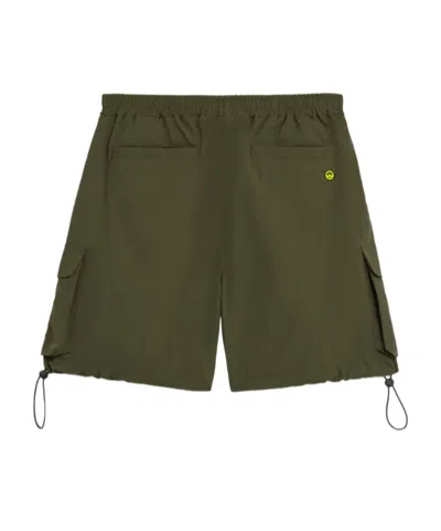 Barrow Cargo Drawstring Shorts In Green