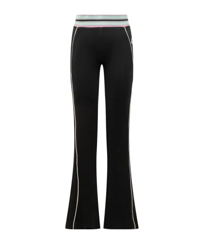 Off-white Black Slim Flat Front Pants In Black