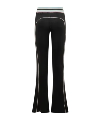 Off-white Black Slim Flat Front Pants In Black