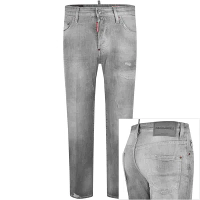 Dsquared2 642 Jeans Light Wash Grey In Multi