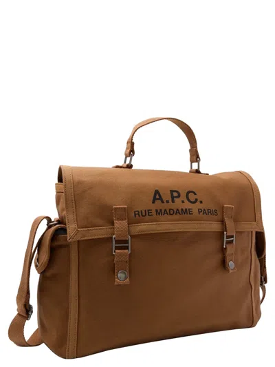 Apc A.p.c. Men Recuperation Besace Bag In Brown