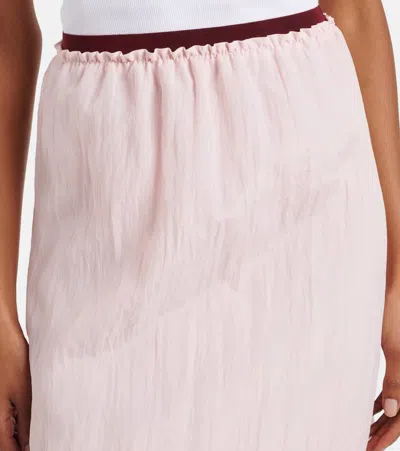 Plan C Sequined Miniskirt In Pink