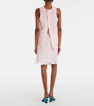 Plan C Sequined Miniskirt In Pink