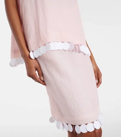 Plan C Sequined Top In Pink