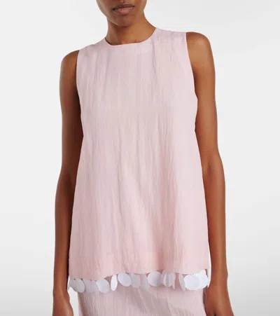 Plan C Sequined Top In Pink